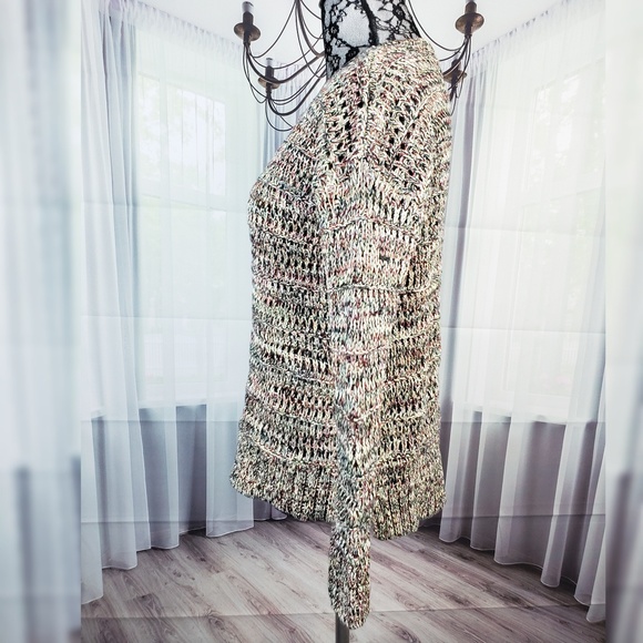 Oysho Green Red Sweater VS16☮️ - Picture 2 of 7